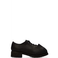 Guidi Black 2091 Leather Rhino Toe Derbys 261703M225004