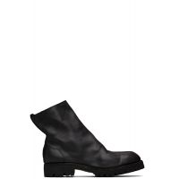 Guidi Black 796LVX Leather Side Zip Top-Ankle Boots 261703M228004