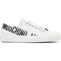 Moschino White Logo Sneakers 261720M237000