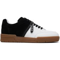 Moschino Black & White Streetball Sneakers 261720M237002
