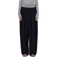 OPEN YY Black Full Gather Trousers 261731F087008