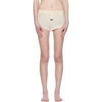 OPEN YY Beige Crinkled Tab Boxer Briefs 261731F088005