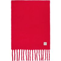 TOTEME Red Fuzzy Scarf 261771F028003