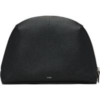 TOTEME Black Medium Grained-Leather Day Clutch 261771F044002