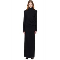 TOTEME Black Long Twist Maxi Dress 261771F055001