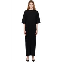 TOTEME Black Knit Tee Maxi Dress 261771F055005