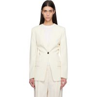 TOTEME Off White Slouch Blazer 261771F057001