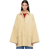 TOTEME Beige Cord Overshirt Chore Jacket 261771F063001