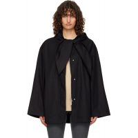 TOTEME Black Technical Scarf Jacket 261771F063004