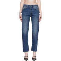 TOTEME Blue Twisted Seam Jeans 261771F069001