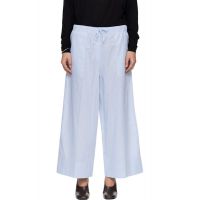 TOTEME Blue Wide Summer Trousers 261771F087010