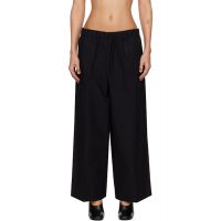 TOTEME Black Wide Summer Trousers 261771F087011