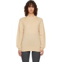 TOTEME Beige Classic Cashmere Crew Knit Sweater 261771F096006