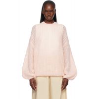 TOTEME Pink Puffed Knit Sweater 261771F096007