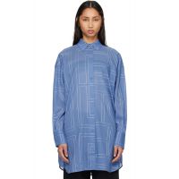 TOTEME Blue Long Summer Shirt 261771F109010