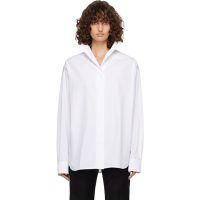 TOTEME White Sharp Poplin Shirt 261771F109014