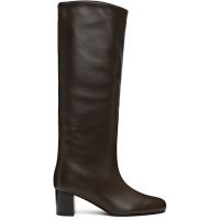 TOTEME Brown Downtown Nappa Knee-High Boots 261771F115003