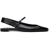 TOTEME Black Slingback Nappa Mary Jane Ballerina Flats 261771F118002