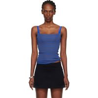 Gimaguas Blue & Brown Camu Tank Top 261776F111012