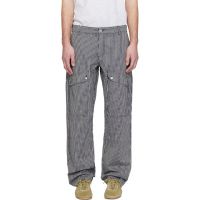 Gimaguas Blue & White Brixton Trousers 261776M191002