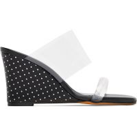 Maryam Nassir Zadeh Black Olympia Wedge Heeled Sandals 261779F125007