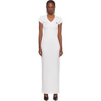 Courreges White Sports Polo Maxi Dress 261783F052000
