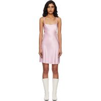 Courreges Pink Lingerie Silk Minidress 261783F052001