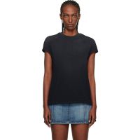 Courreges Black Solarized Oversized T-shirt 261783F110008