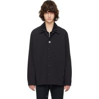 Courreges Black Printed Coach Jacket 261783M180005