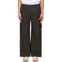 Courreges Gray Hammer Cotton Short Trousers 261783M193001