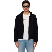 Courreges Black Spongy Track Jacket 261783M202003