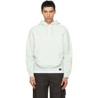 Courreges Green Oversized Hoodie 261783M202006