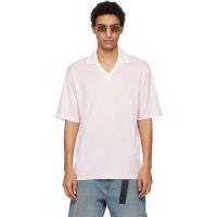 Courreges Pink Oversized Sports Polo 261783M212002