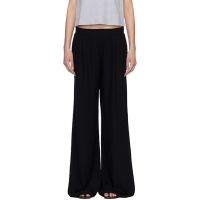 LESET Black Lauren Pleated Pocket Trousers 261793F087010