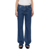 Re/Done Blue 90s Mid Rise Loose Jeans 261800F069001