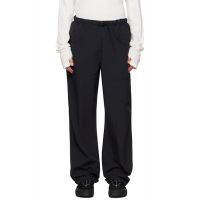 The North Face Black TNF Red Box Nylon Belted Trousers 261802M191001
