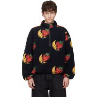 The North Face Black Sky High Farm Edition Fleece Half-Zip Sweatshirt 261802M202003