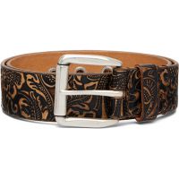OUR LEGACY Black & Tan 4cm Belt 261803F001004