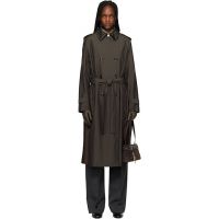 OUR LEGACY Brown Origami Trench Coat 261803F067001
