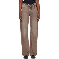 OUR LEGACY Tan Wata Cut Jeans 261803F069007