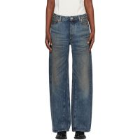 OUR LEGACY Blue Treble Cut Jeans 261803F069009