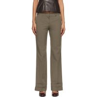 OUR LEGACY Khaki Hip Trousers 261803F087004