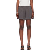OUR LEGACY Gray Gored Shorts 261803F088002