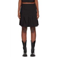 OUR LEGACY Black Girdle Miniskirt 261803F090003