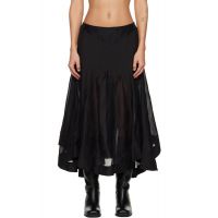 OUR LEGACY Black Petti Midi Skirt 261803F092005