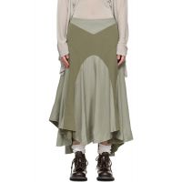 OUR LEGACY Taupe Petti Midi Skirt 261803F092006