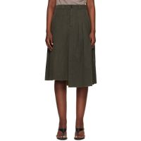 OUR LEGACY Gray Origami Midi Skirt 261803F092007