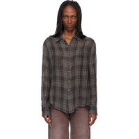 OUR LEGACY Brown Above Shirt 261803F109013