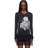 OUR LEGACY Black Strain Slim Longsleeve T-shirt 261803F110001