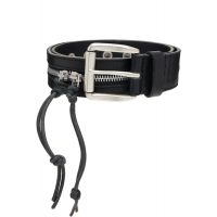 OUR LEGACY Black Zipped Belt 261803M131001